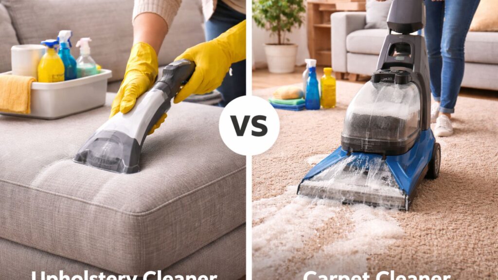 Upholstery Cleaner vs Carpet Cleaner: Which One Should You Choose?