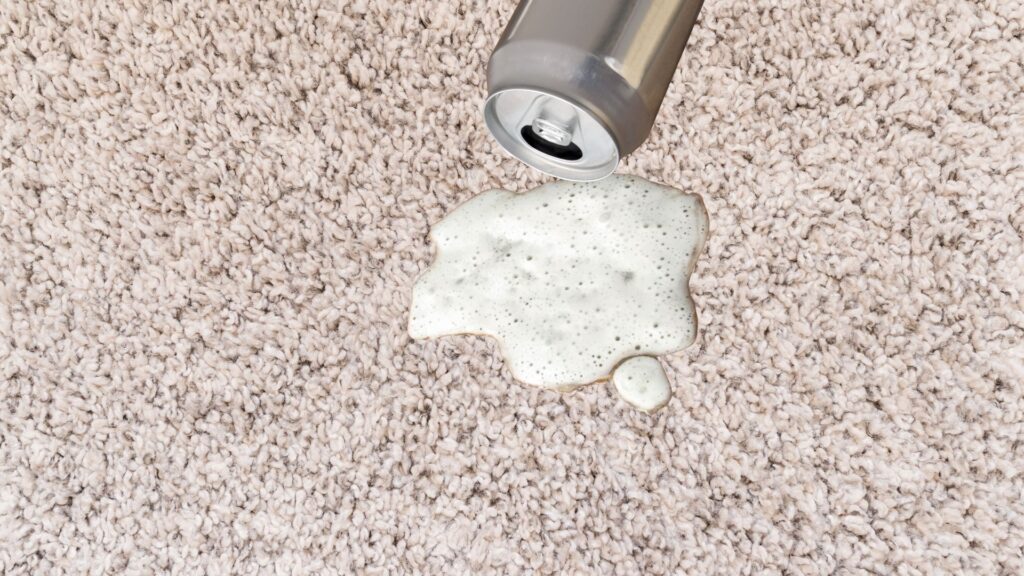How to Get Soda Out of Carpet Without Leaving a Sticky Stain