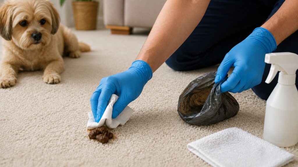 How To Get Dog Poop Out Of Carpet Without Leaving Stains Or Smell