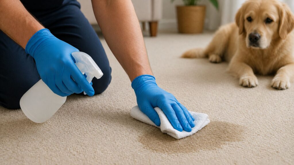 How to Get Dog Pee Out of Carpet Quickly and Without the Smell